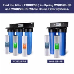 ISPRING LittleWell FCRC25B Big Blue Whole House Replacement Water Filter Cartridge, Lead & Iron Removal thumbnail 3