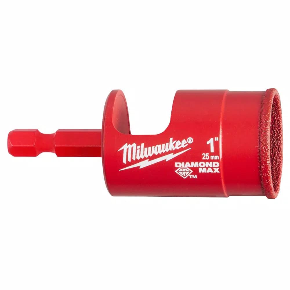 Milwaukee 1 in. Diamond Plus Hole Saw for Glass, Stone, and Tile