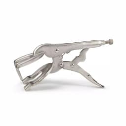 TEKTON 9 in. Welding Clamp Locking Pliers with Chrome Plated Finish thumbnail 2