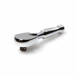 Tekton 1/4 in. Drive x 3 in. Stubby Ratchet, 90-Tooth Ultra-Compact Design thumbnail 1