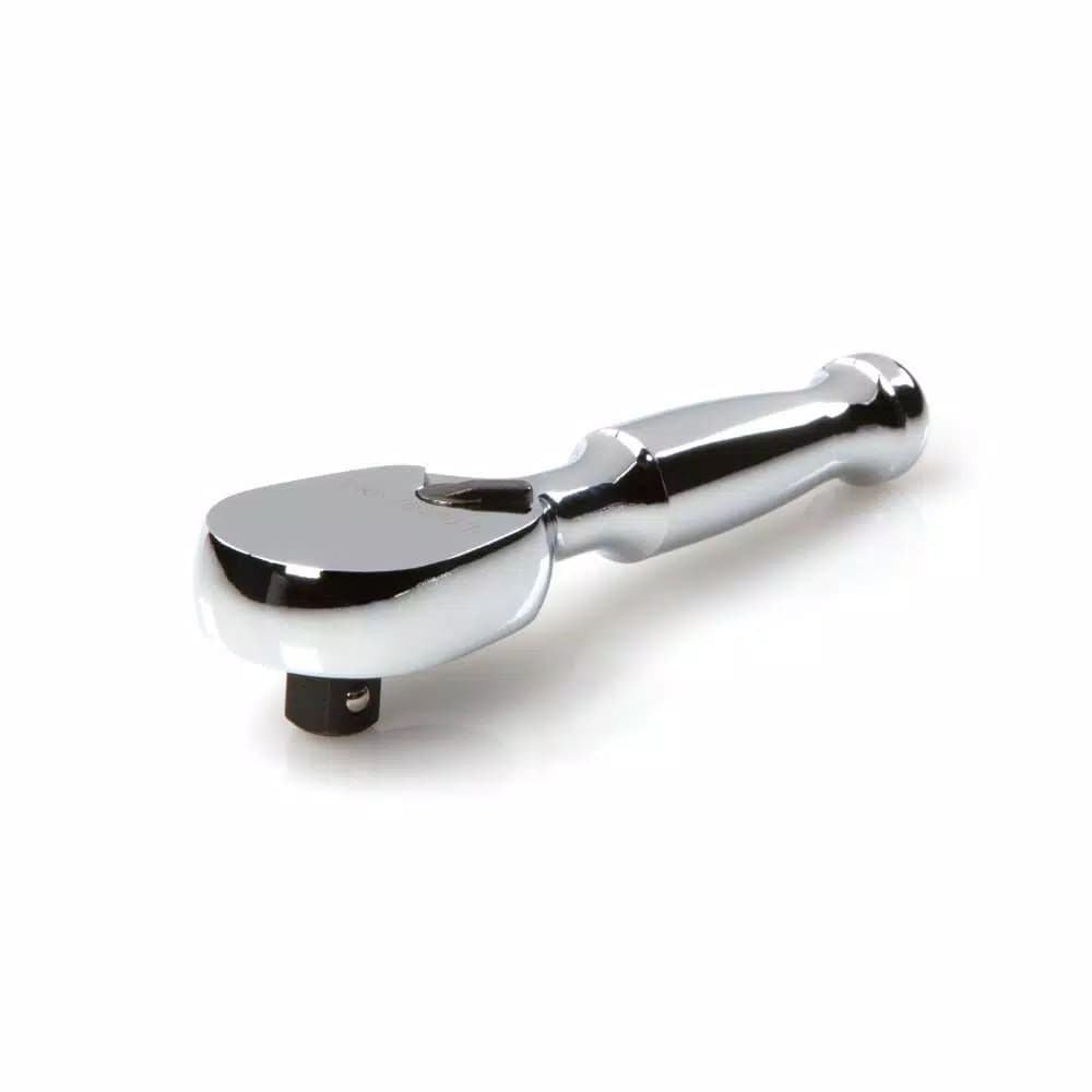 Tekton 1/4 in. Drive x 3 in. Stubby Ratchet, 90-Tooth Ultra-Compact Design