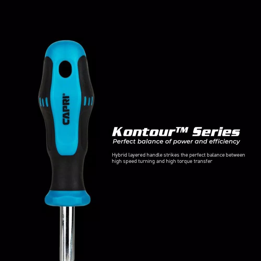 Capri Tools Kontour 7-Piece SAE Hollow Shaft Nut Driver Set