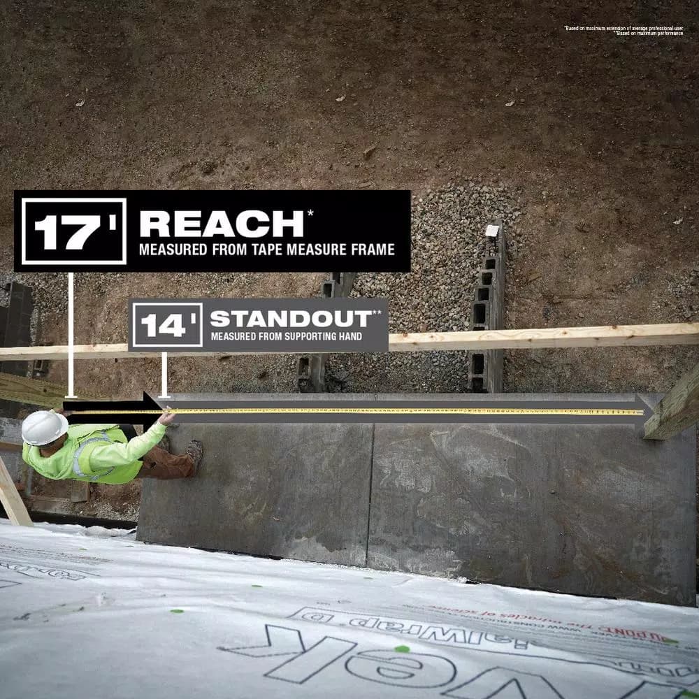 Milwaukee STUD Gen II 25 ft. Magnetic Tape Measure with 17 ft. Reach