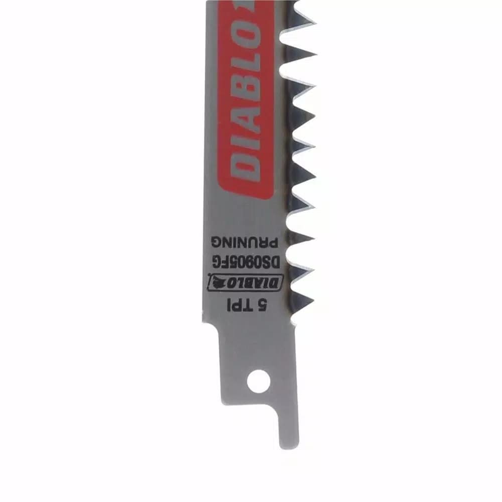 Diablo 9 in. 5 TPI Fleam Ground Pruning Reciprocating Saw Blade