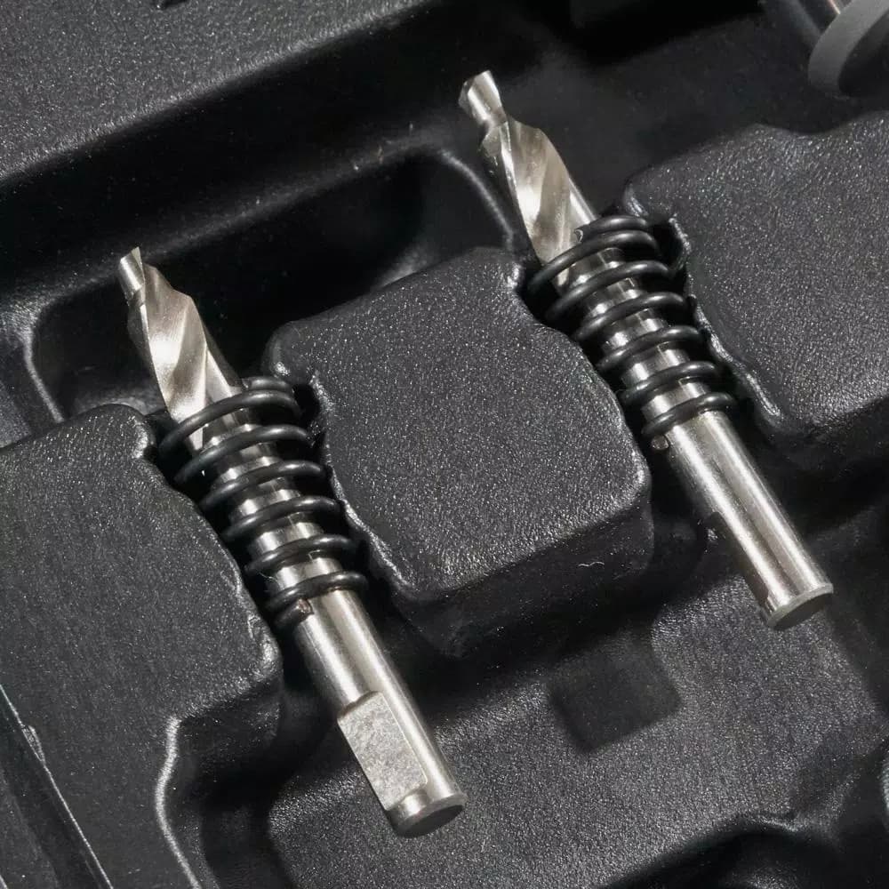 Klein Tools 8-Piece Carbide Hole Saw Kit for Electricians - Multi-Purpose Metal Cutter Set