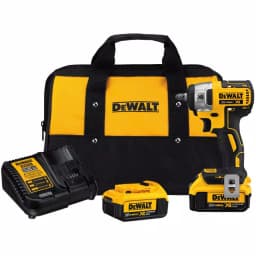 DEWALT 20V MAX XR Brushless 3/8 in. Compact Impact Wrench Kit with (2) 4.0 Ah Batteries & Socket Set thumbnail 3