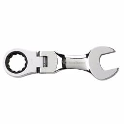 GearWrench 7/16 in. Stubby Flex-Head Combination Ratcheting Wrench thumbnail 1