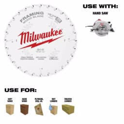 Milwaukee 10-1/4 in. 28-Tooth Framing Circular Saw Blade thumbnail 1