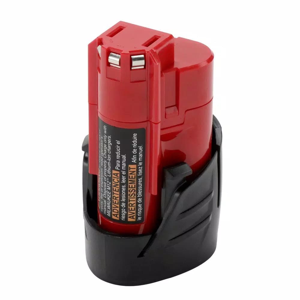 Milwaukee M12 REDLITHIUM 12V 1.5Ah Compact Lithium-Ion Battery Pack (2-Pack)