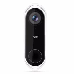 Wasserstein Adjustable Angle Wall Mount for Google Nest Hello Video Doorbell, White thumbnail 1