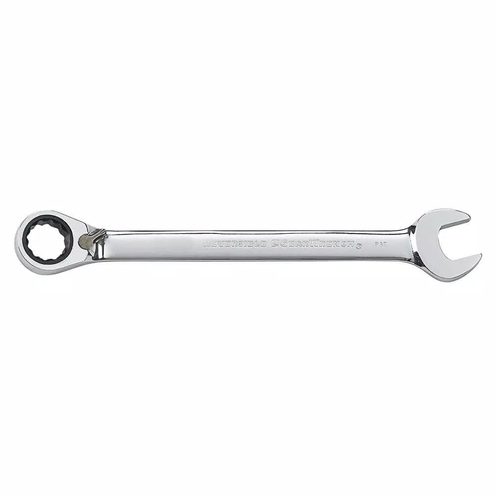 GEARWRENCH 11/32 in. Reversible Combination Ratcheting Wrench, 12-Point SAE Steel