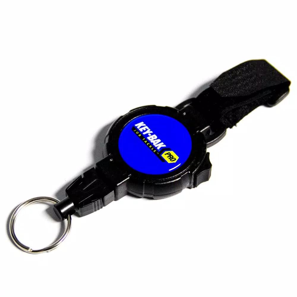 KEY-BAK Pro JobTackle Tool Tether with 36 in. Retractable Kevlar Cord and Split Ring Attachment