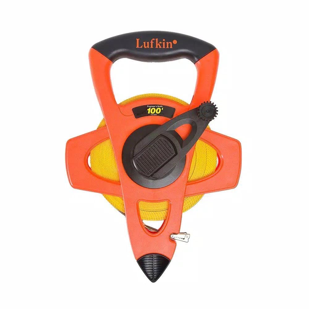Lufkin 1/2 in. x 100 ft. Fiberglass Engineers Tape Measure, Open Reel