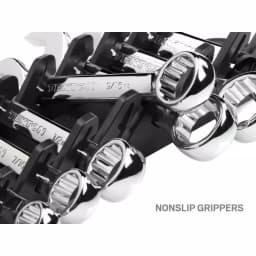 TEKTON 8-Tool Store-and-Go Stubby Wrench Keeper, Low Profile Toolbox Organizer, Black thumbnail 8