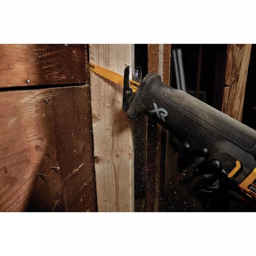 DEWALT 12 in. 6 TPI Bi-Metal Taper Back Reciprocating Saw Blade, 5-Pack