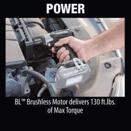 Makita 18V LXT Sub-Compact Brushless 3/8 in. Sq. Drive Impact Wrench (Tool Only) thumbnail 6