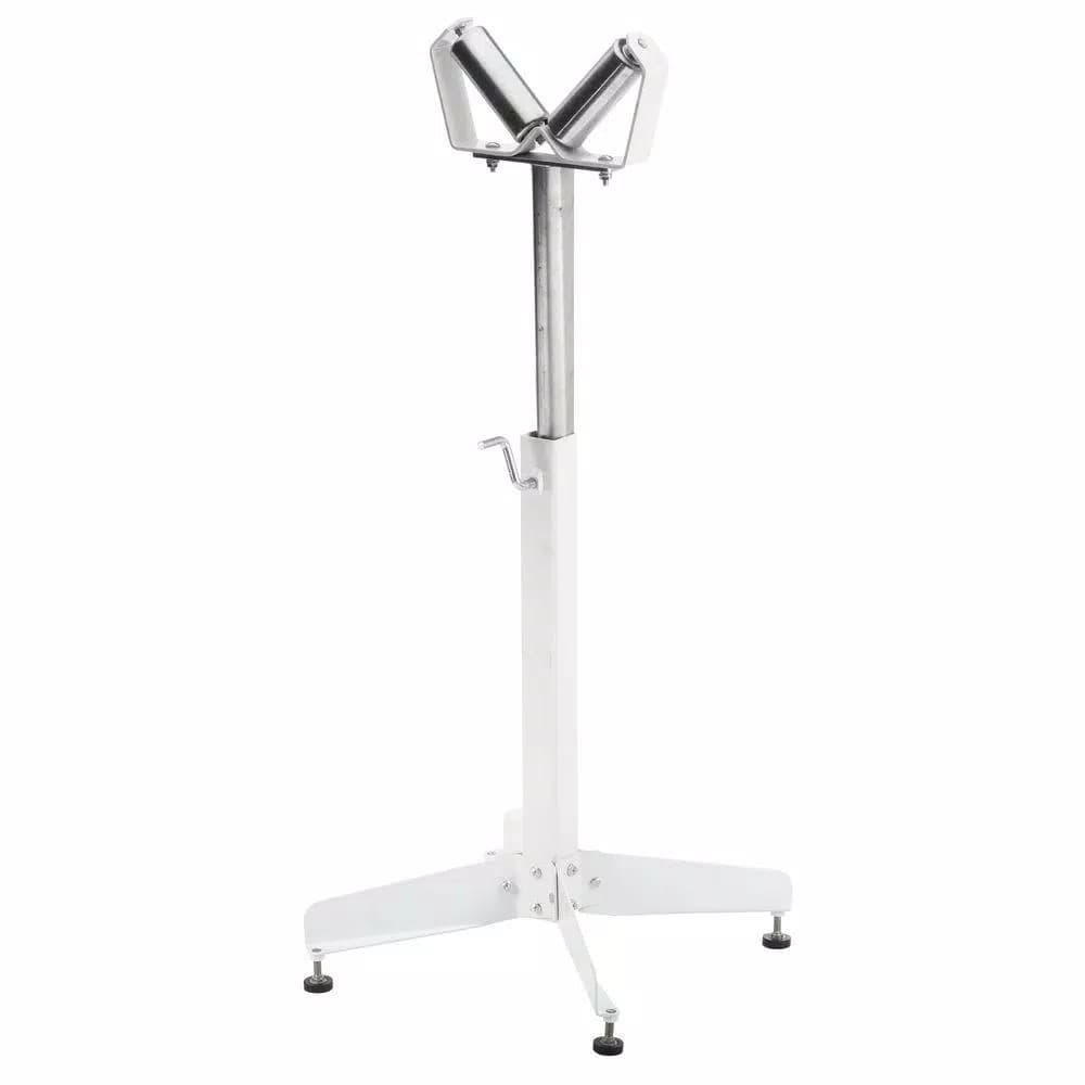 HTC Heavy Duty Adjustable V-Roller Pipe Stand, 500 lb. Capacity, 26.5-43.5 in.