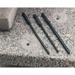 DEWALT 3-Piece Rotary Masonry Bit Set with Carbide Tips and 1/4 in. Hex Shank thumbnail 2