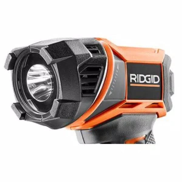 RIDGID 18V LED Torch Light, 340 Lumen Cordless Work Light (Tool-Only)