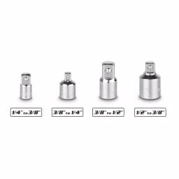 Capri Tools 4-Piece Socket Adapter and Reducer Set, Chrome Vanadium Steel thumbnail 2