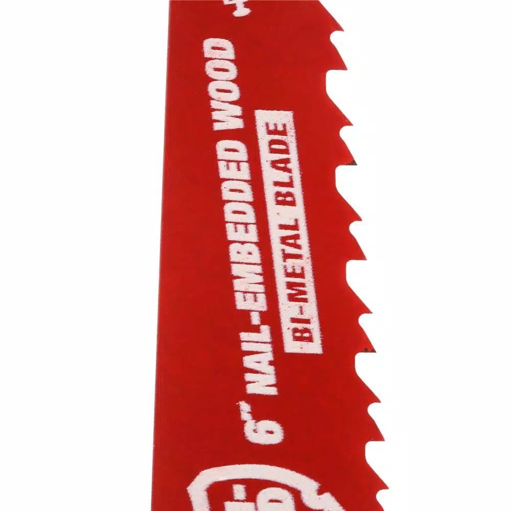 DIABLO Bi-Metal Reciprocating Saw Blade Set for Nail-Embedded Wood and Metal Cutting, 6-Piece