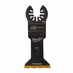 Milwaukee 1-3/4 in. Titanium Bi-Metal Universal Fit Metal Cutting Oscillating Multi-Tool Blade thumbnail 1