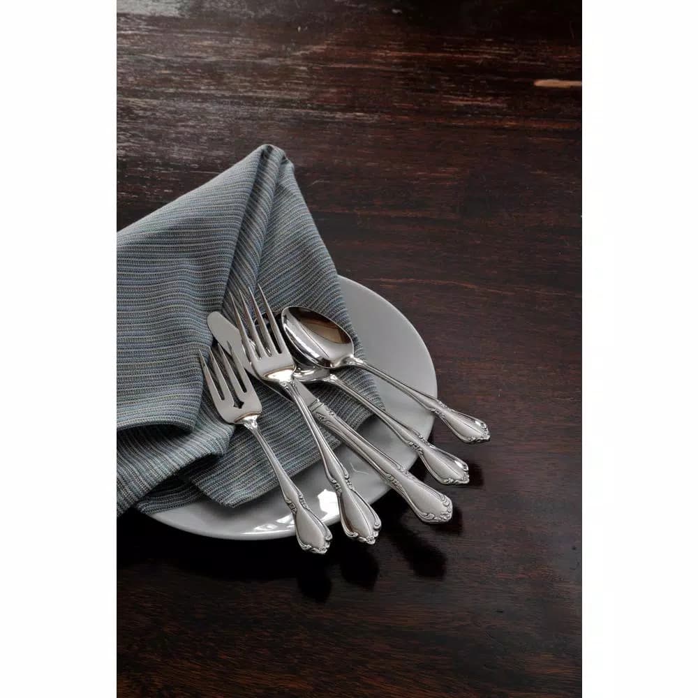 Oneida Chateau 18/8 Stainless Steel Tablespoons/Serving Spoons, Set of 12