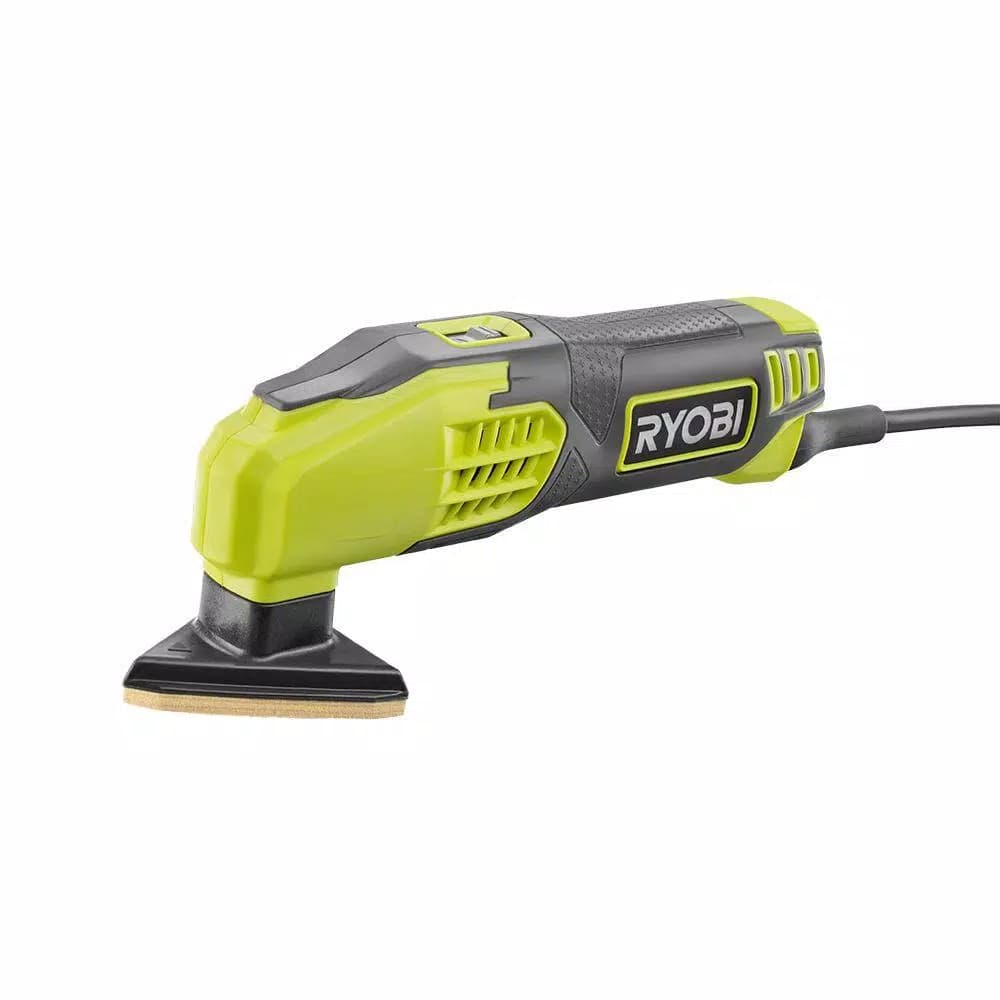 RYOBI 0.4 Amp Corded 2-7/8 in. Detail Sander, 13,000 OPM