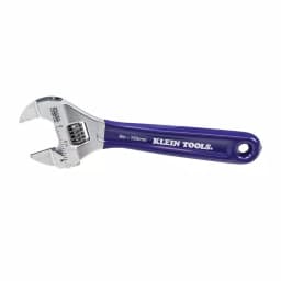 Klein Tools 6 in. Slim-Jaw Adjustable Wrench, Low Profile Steel Hand Tool thumbnail 1