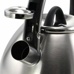 Mr. Coffee 2 Qt. Stainless Steel Whistling Tea Kettle with Cool-Touch Nylon Handle thumbnail 2