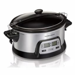 Hamilton Beach FlexCook 6 Qt. Programmable Slow Cooker, Silver thumbnail 1