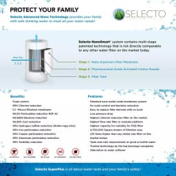 Selecto SuperPlus 14 in. Whole House Ultra-Filtration Water Filter System thumbnail 4