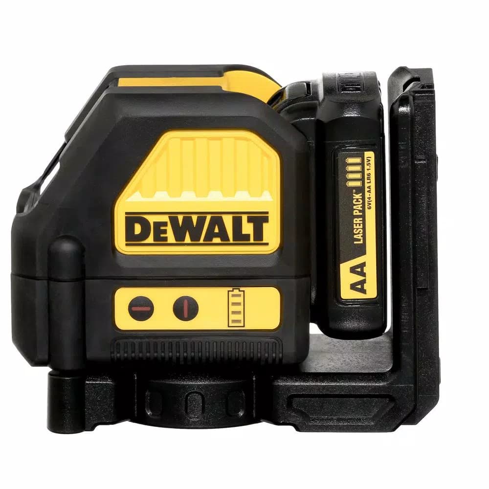 DEWALT 12V MAX Red Self-Leveling Cross-Line Laser Level Kit with AA Starter Pack