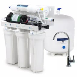 Olympia Water Systems 5-Stage Reverse Osmosis Water Filtration System with Electric Booster Pump thumbnail 1
