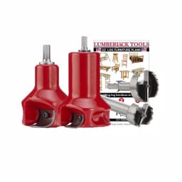 Lumberjack Tools Home Series Log Furniture Building Starter Kit - 1 in. and 2 in. Tenon Cutter Set thumbnail 1