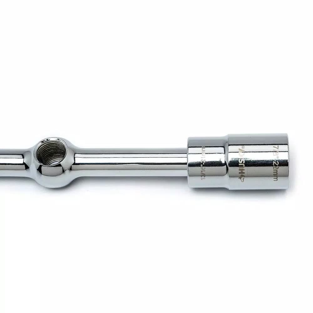 Husky Universal Lug Nut Wrench Set, 4-Piece, 1/2 in. Drive, SAE and Metric