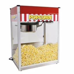 Paragon Classic Pop 14 oz. Red Stainless Steel Countertop Popcorn Machine thumbnail 1