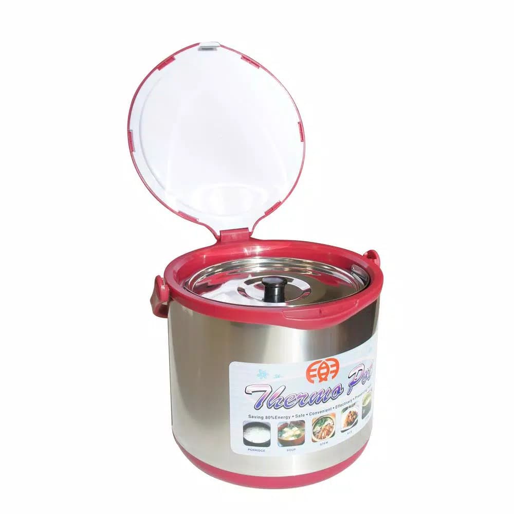SPT 6.34 Qt. Stainless Steel Thermal Slow Cooker with Stainless Steel Insert