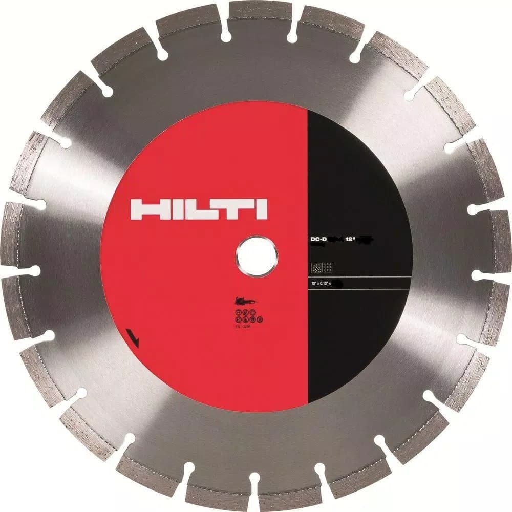 Hilti 12 in. x 1 in. DCH Universal Segmented Diamond Cutting Disc