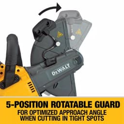 DEWALT FLEXVOLT 60V MAX 9 in. Cordless Brushless Cut-Off Saw Kit with (2) 9.0 Ah Batteries thumbnail 7