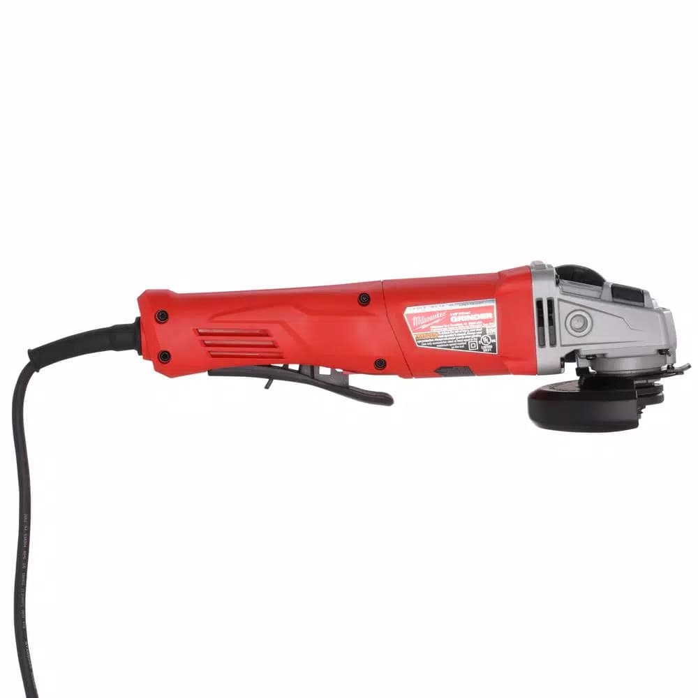 Milwaukee 11 Amp 4-1/2 in. Corded Small Angle Grinder with Paddle Switch