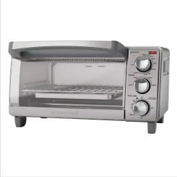 BLACK+DECKER Black + Decker 4-Slice Stainless Steel Convection Toaster Oven thumbnail 1
