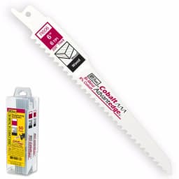 Ivy Classic Cobalt Advantage 6 in. 6 TPI Bi-Metal Reciprocating Saw Blades, Wood & Composition (50-Pack) thumbnail 2
