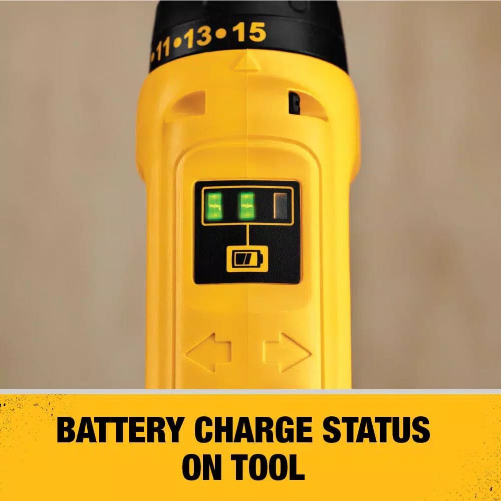 DEWALT 8V MAX Cordless Gyroscopic Screwdriver Kit with 1.0 Ah Battery, Charger & Bag