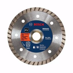 Bosch 4-1/2 in. Premium Turbo Rim Diamond Blade for Concrete and Masonry thumbnail 1