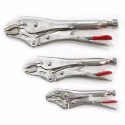 Crescent Curved Jaw Locking Pliers Set, 3-Piece Compound Action Set thumbnail 2