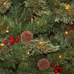 National Tree Company 9 ft. Unlit Cashmere Artificial Garland with Pinecones and Red Berries thumbnail 5