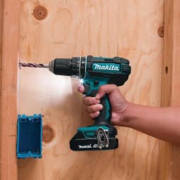 Makita 18V LXT Cordless 1/2 in. Compact Hammer Driver Drill Kit with Two 2.0 Ah Batteries, Charger, and Case thumbnail 8