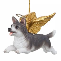 Design Toscano Siberian Husky Angel Dog Christmas Ornament thumbnail 1