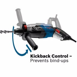 Bosch GBH2-28L Bulldog Xtreme Max 8.5 Amp SDS-Plus Rotary Hammer Drill with Carrying Case thumbnail 5
